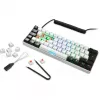 Sharkoon SGK50 S4 Keyboard Gaming USB QWERTZ German White RGB LED