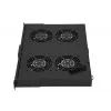 Fan panel Extralink 19 inch 4 fans with thermostat