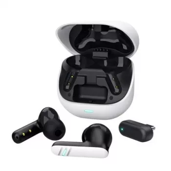 Trust GXT 409 Oxxie Wireless gaming earphones - White, True Wireless Stereo (TWS), 100 - 10000 Hz, Gaming, 44 g, Headset, White