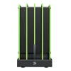 Gamemax Case | BLADE CONCEPT | Black | ATX | Power supply included No