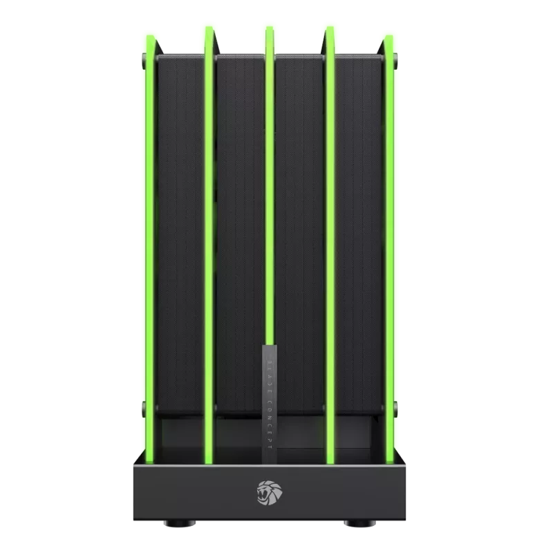 Gamemax Case | BLADE CONCEPT | Black | ATX | Power supply included No