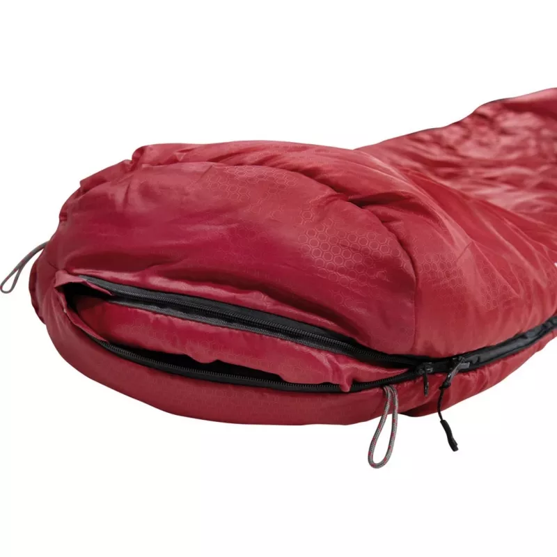 sleeping bag Redwood -3 (dark red/Grey)