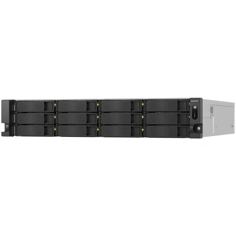QNAP TS-H1277AXU-RP NAS Rack (2U) AMD Ryzen™ 5 16 GB DDR5 0 TB QuTS hero Black