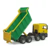 MAN TGA white and green dump truck
