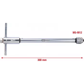 KS Tools 331.0675 die holder with reversible ratchet head, 320 mm
