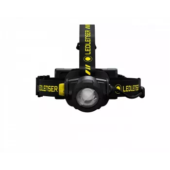 Headband flashlight Led Lenser H15R Work Black Yellow