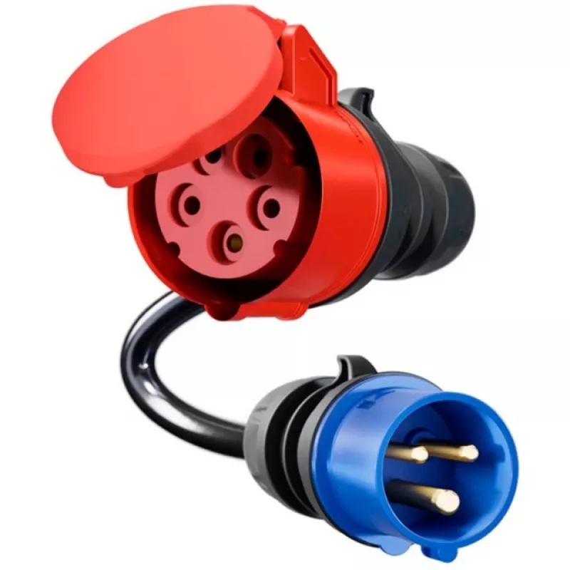 go-e Adapter Gemini flex 11 kW to CEE blue 16 A Cable 0.3 m