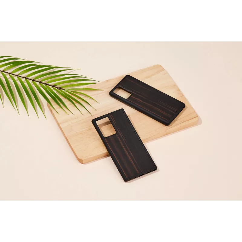 Protective phone case man and wood for Samsung Galaxy Note 20 Ultra — ebony black