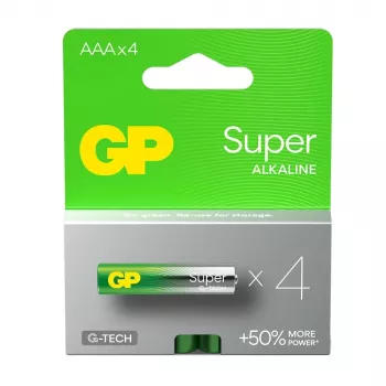 Alkaline Batteries LR03 /SSS GP Super 4PCS.