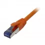 Patch cable RJ45 - CAT6A 500Mhz - 1.5m - orange - S-STP(S/FTP) - component tested(GHMT certified) -