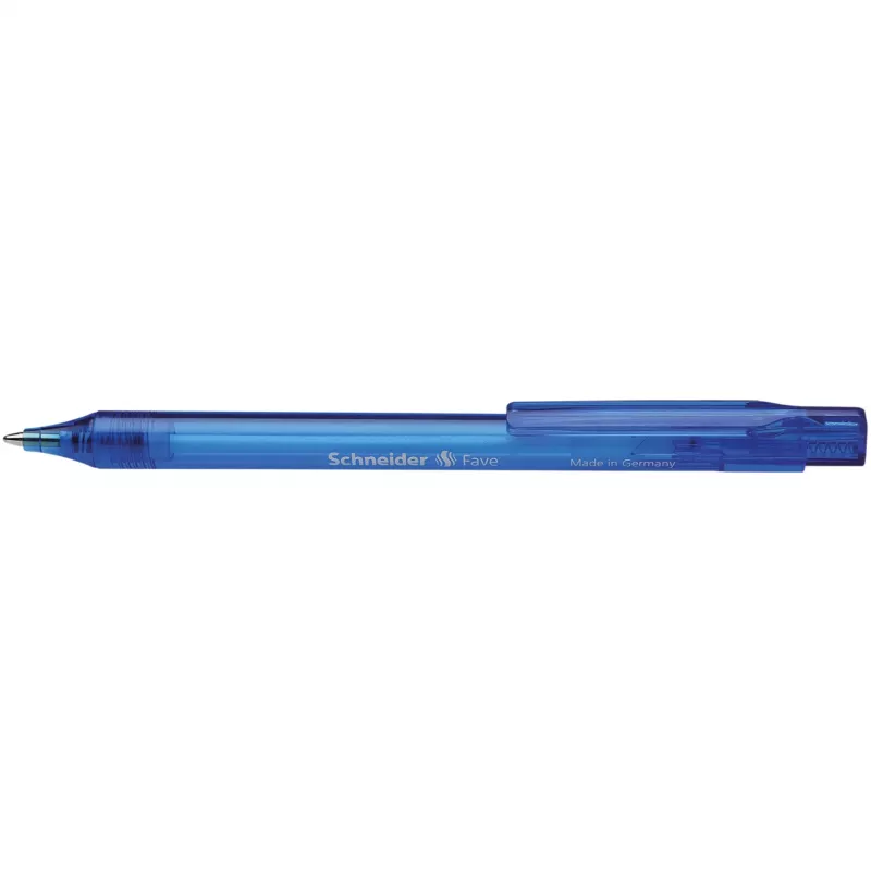 Schneider Fave Clip-on retractable ballpoint pen Medium Blue (130403)