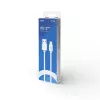 USB 2.0 cable SAVIO CL-168, USB A (male) to USB C (male), 3 m, white