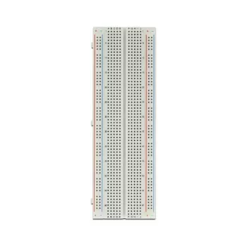 Breadboard DELOCK 18313 — solderless prototyping board, plastic, 55×165×9 mm, white