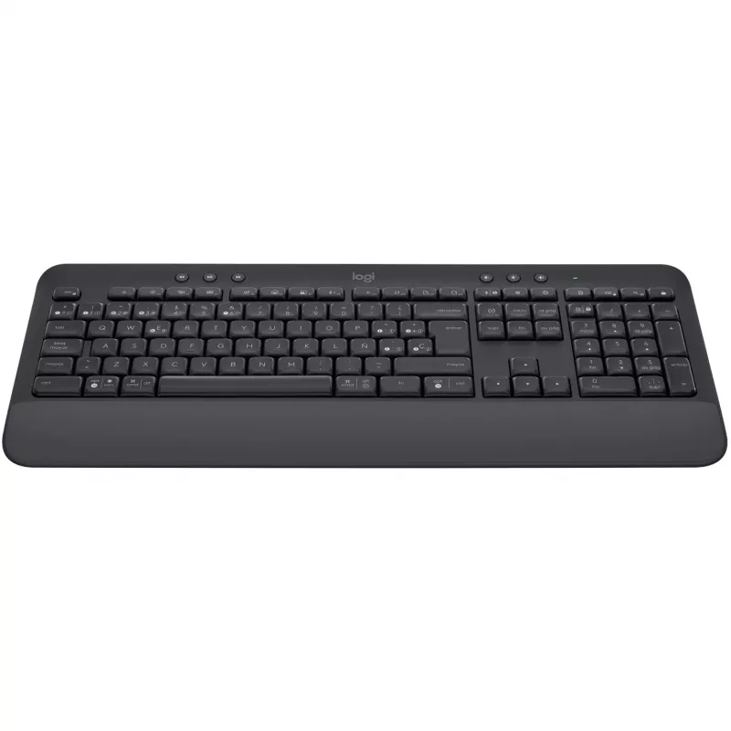 Logitech Signature K650 - Keyboard - Wireless - Bluetooth 5,1 - QWERTY - Spanish - Graphite (920-010917)