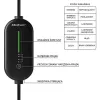 Mobile charger for EV cars, Type2, 3.5kW, 5m