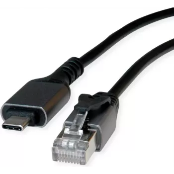 VALUE Konverterkabel USB3.2 Typ C - RJ45 Gigabit Eth. FTP ST/ST 2m - Digital/Daten - Netzwerk (12.99.1167)