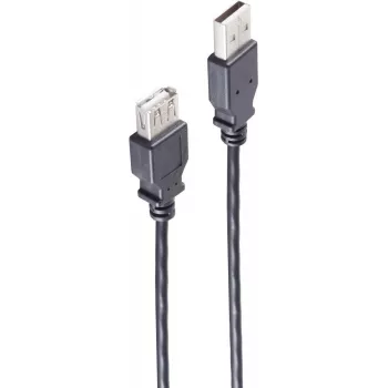 shiverpeaks BS13-24045 USB Cable 3 m USB 2.0 USB A Black (BS13-24045)
