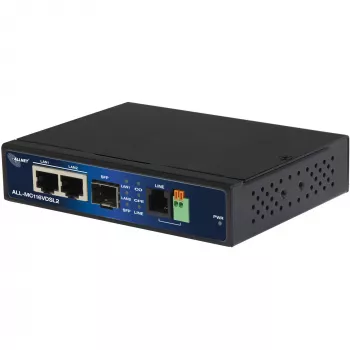 Modem ALLNET ALL-MC116VDSL2 160 Mbit/s 2x RJ45 SFP Black