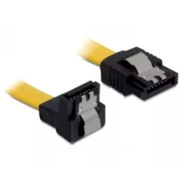 SATA Cable Male/Male DeLOCK 0.2m Yellow