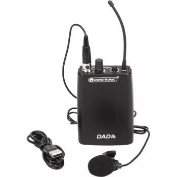 Wireless transmitter Omnitronic 863–865 MHz model 13106979 for audio systems