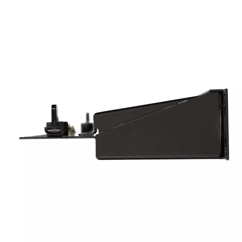 Extralink CAT6A STP 24-Port Shielded Patch Panel, 1U 19-Inch Rackmount, 10G Ready, Black