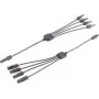shiverpeaks ®-PV4 T-Adapter Cable Set, 4/1, 4mm², black/black, 30cm (BS02-21034)