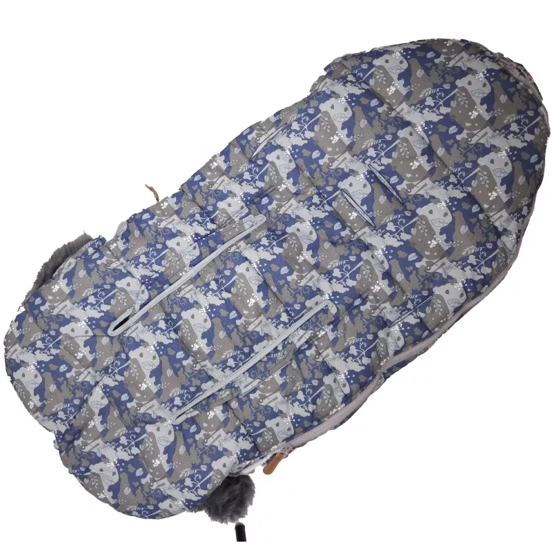 Baby sleeping bag for stroller Extralink Kdiki with ear hood, 100 cm