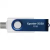 Xporter X550 32GB, USB flash drive Blue/White, USB-A and USB-C 3.2 Gen 1
