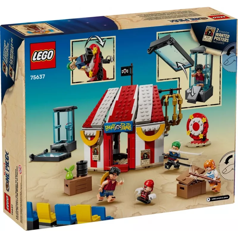 LEGO Bricks playset Buggy the Clown's Circus Tent 75637 — 573 pieces, 4 minifigures, age 8+