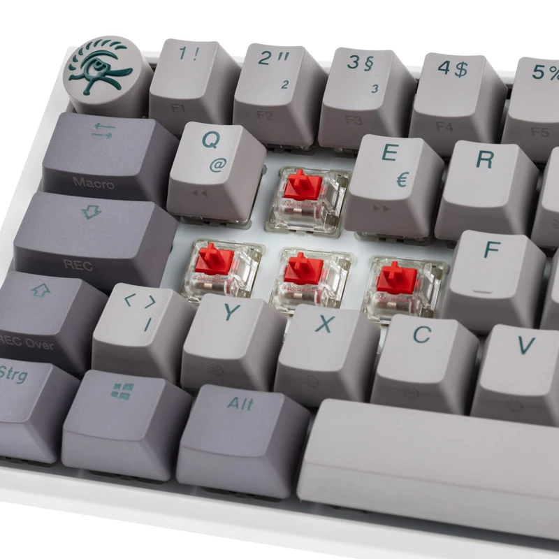 Ducky One 3 SF keyboard Gaming USB QWERTZ German Grey