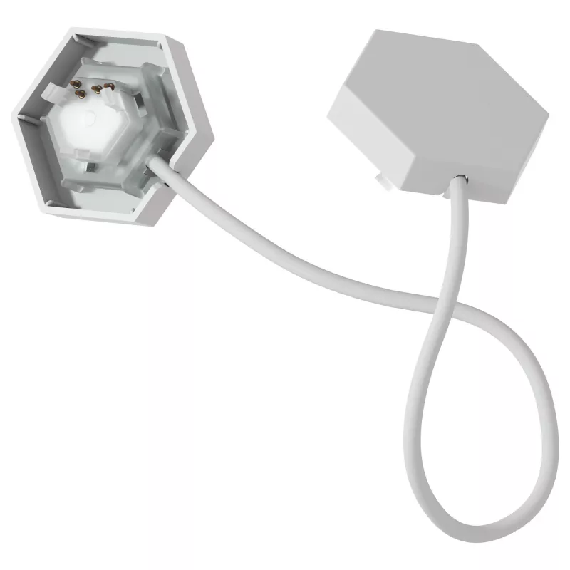 Lighting connector Nanoleaf Flex — white, 0.24 m cable, pack of 3