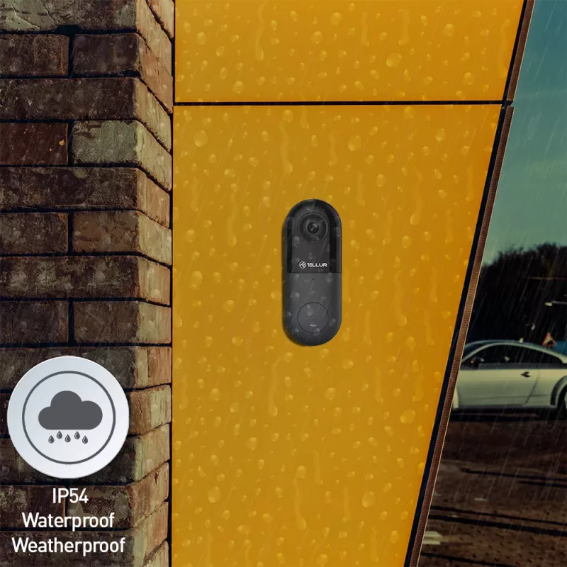 Video Doorbell Tellur T-MLX46892 1080P Wired PIR motion sensor