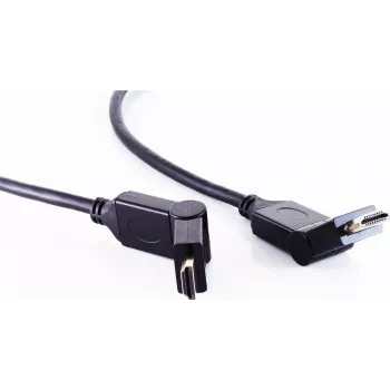 HDMI cable ShiverPeaks 77475-7 with 90° connector for digital video