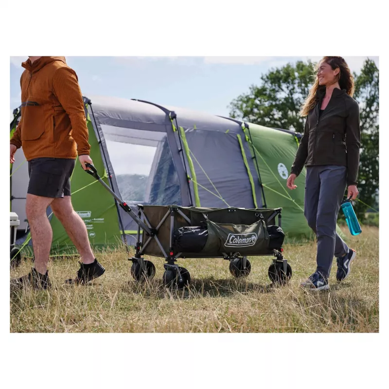 Camping trolley COLEMAN 2226531 — 132 L, polyester cover, steel frame, 1160×600 mm