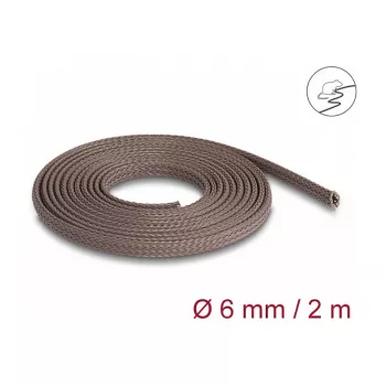 Cable Sleeve DeLOCK 20897 Brown Polyester 6mm