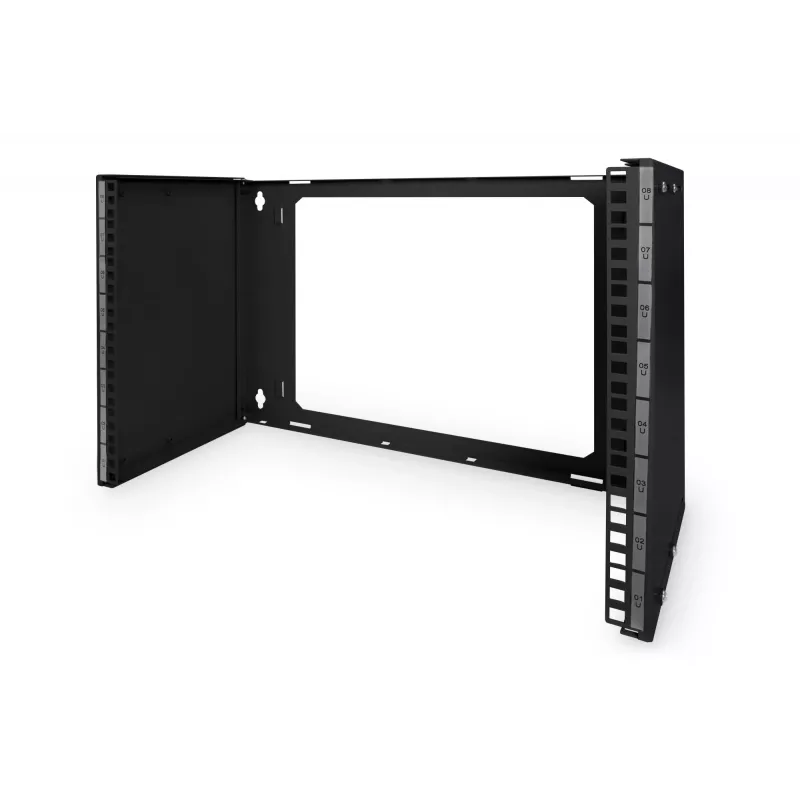 Digitus DN-19 PB-4U-SW - Wandschrank - Schwarz, RAL 9005 - 8U - 48,3 cm (19) (DN-19 PB-8U-SW)