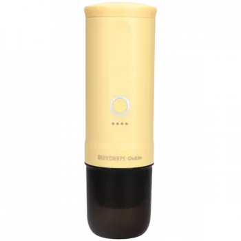 BUYDEEM Nano Espresso Machine, model OTEM-01, color Mellow Yellow