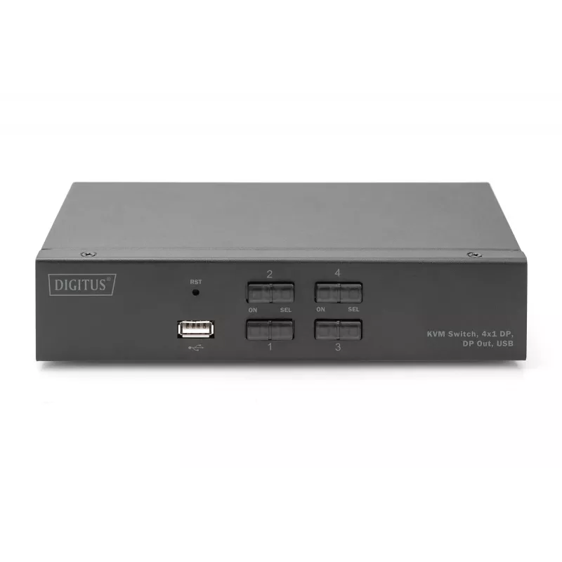 KVM Switch Digitus DS-12891 4x1 DP USB 4K Ultra HD
