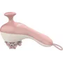 Handheld rolling massager Medisana AC 950 — cordless Li‑Ion, 2 power levels, ergonomic handles, 381 g, rose gold/white