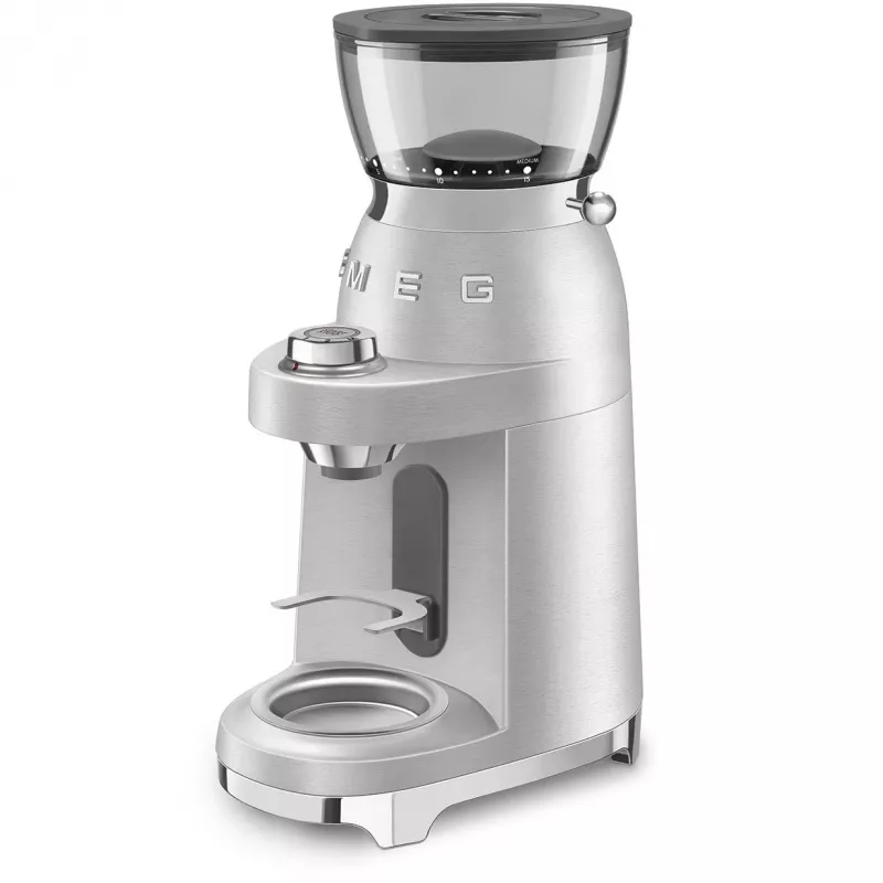 SMEG Coffee Grinder 50s Style CGF02SSEU *Silver*