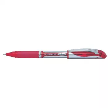 Clip-on retractable pen Pentel Energel XM Klick Red