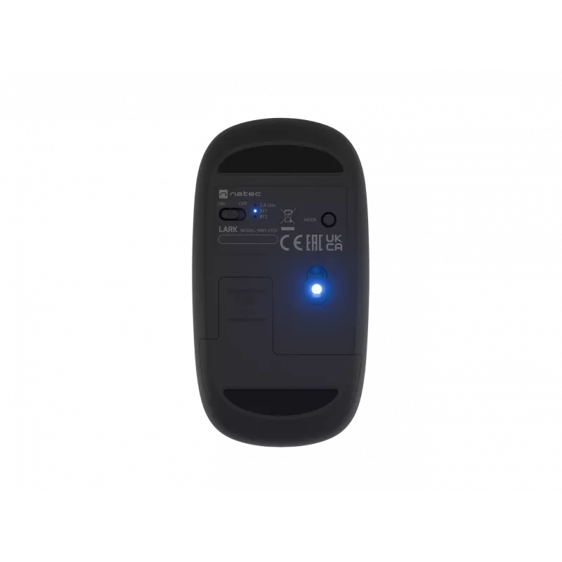 Natec Mouse | Lark | Wireless | 2.4 GHz, Bluetooth | Anthracite