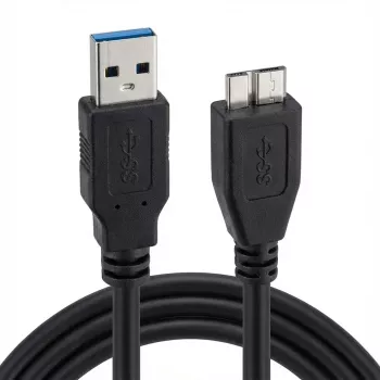 ROLINE - USB Cable - 9-pin USB Type A (M) - 10-pin Micro-USB Type B (M) - 15 cm (USB 3.0) - Black (11.02.8876)