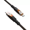 USB C to USB C cable C2G 9B4415114097 USB 3.2 Gen 2x2 0.75 m — Black/Orange