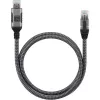 Techly ICOC U3A-RJ45-010 networking cable Black, Silver 1 m Cat6 F/UTP (FTP)