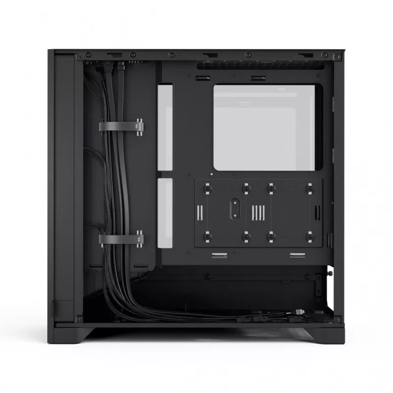 Fractal Design Pop 2 Air Black Solid mid-tower PC case — ATX support, 3x 120 mm front fans, 2.5/3.5 inch drive bays, 215×481×462 mm