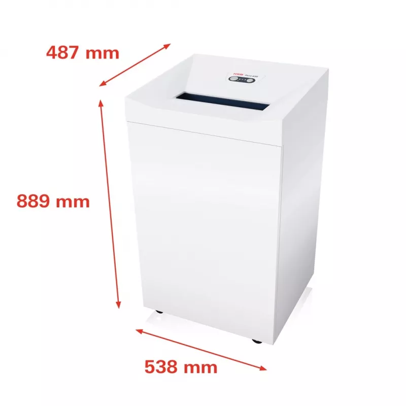 Paper Shredder HSM Pure 630 Particle-cut 31 cm 700 W White