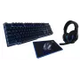 Keyboard Mouse included Rebeltec SHERMAN Gaming USB QZERTY English Black