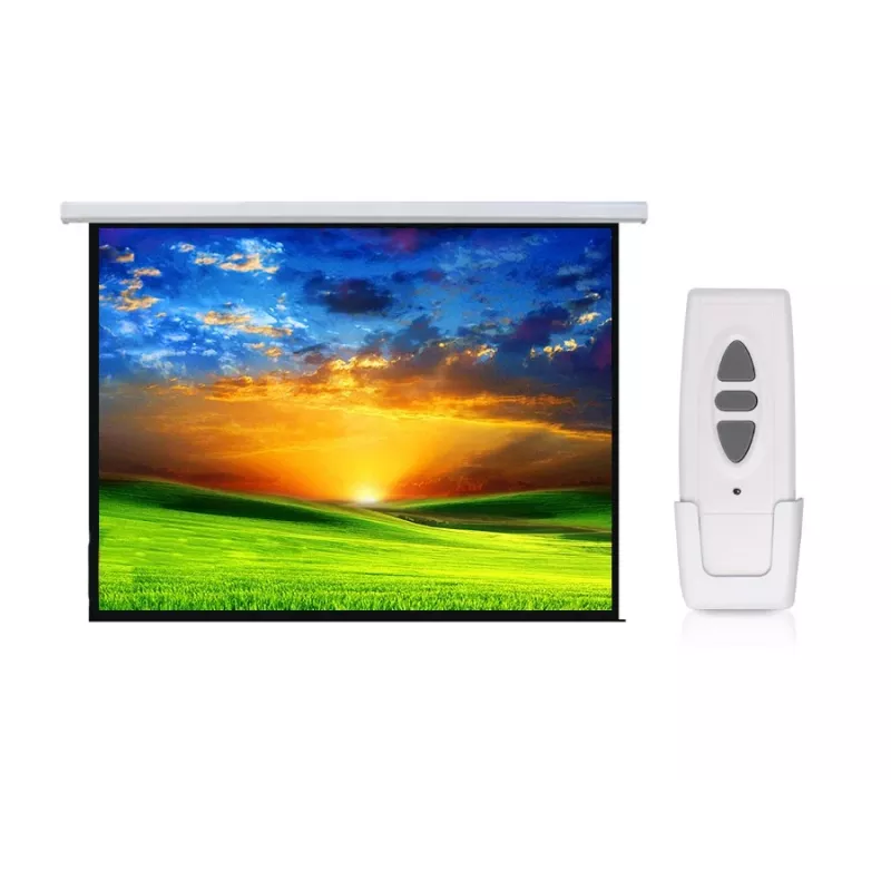 Projection screen MACLEAN MC-562 100 inch 16:9 wall-mounted, screen size 110×145 cm, weight 14 kg, native 4:3