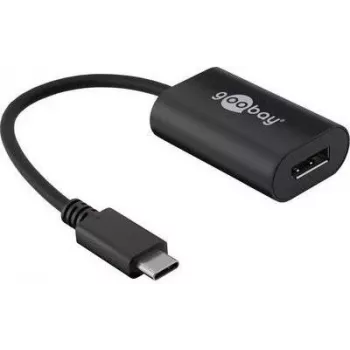 Goobay 38530 Cable Interface Adapter USB-C DisplayPort Black (38530)